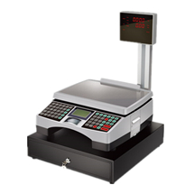 Cash Scale ACS with Display Pole