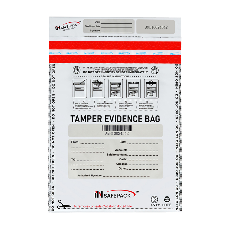 PE Plastic Tamper-Proof Security Bags