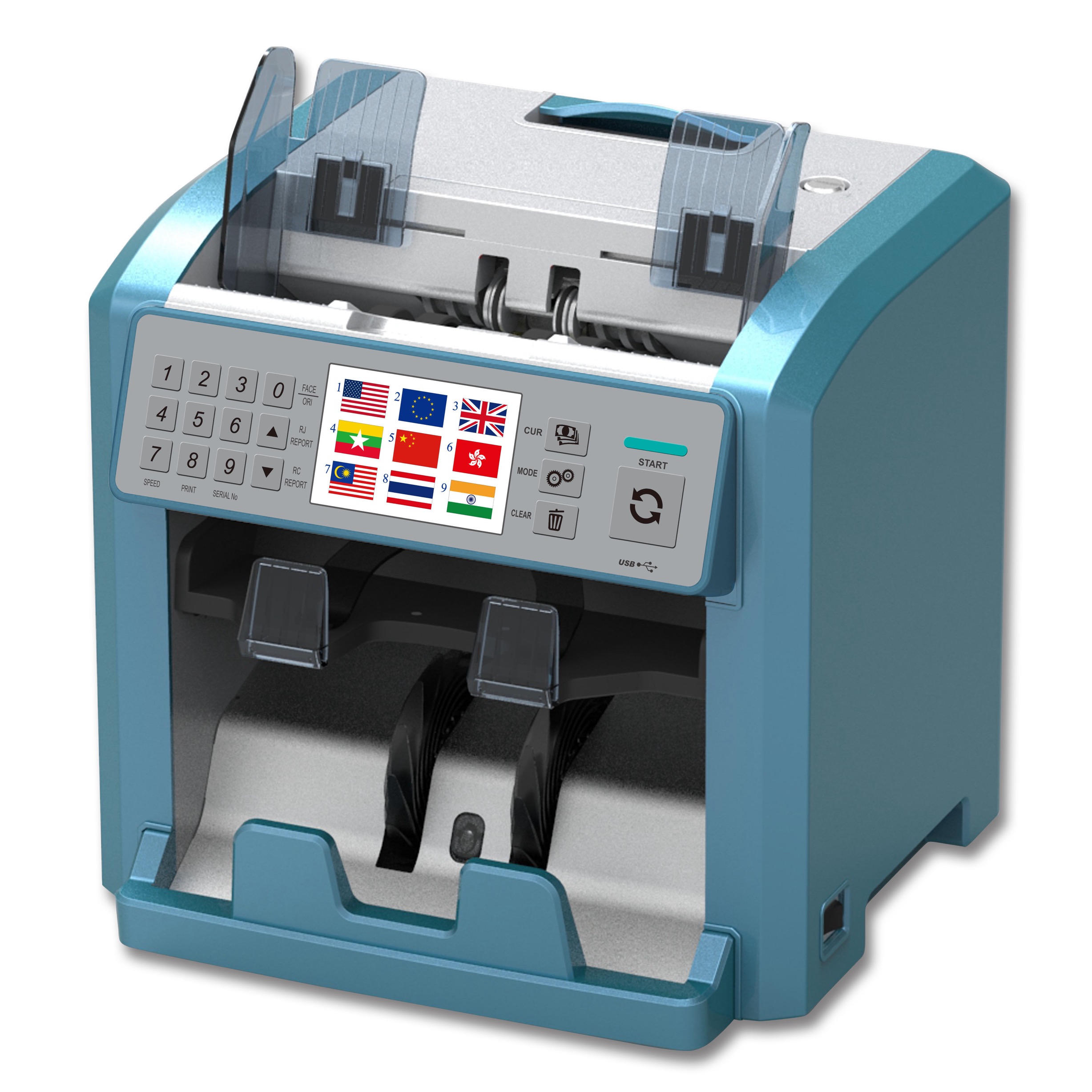 Snim Bank Notes Machine 2-Pocket Banknote Sorting Machine BSM400 from professional China ...